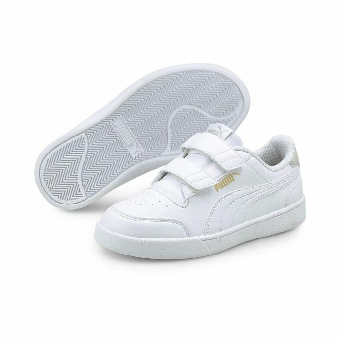 Zapatillas Deportivas Infantiles Puma Shuffle V Blanco 6