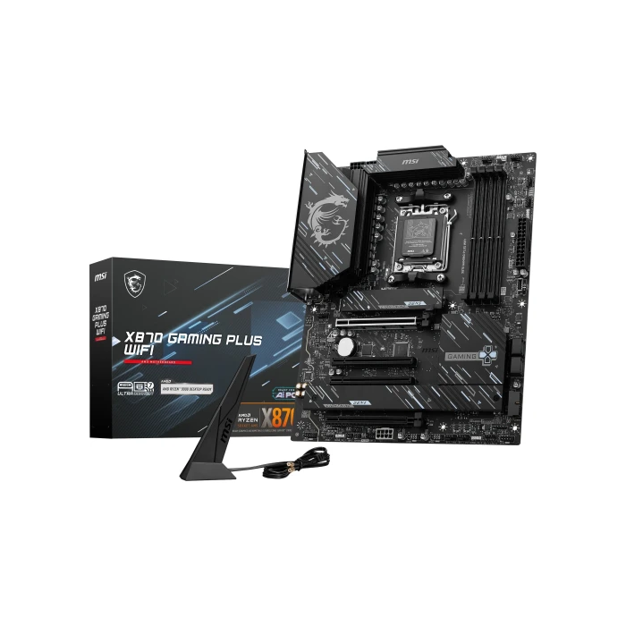 MSI X870 GAMING PLUS WiFi AMD X870 Zócalo AM5 MSI X870 GAMING PLUS WiFi AMD X870 Zócalo AM5