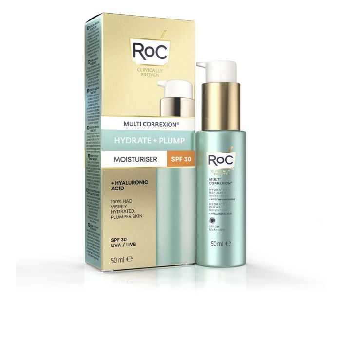 Roc HYDRATE + PLUMP Crema Hidratante con Ácido Hialurónico SPF30 50 ml 1