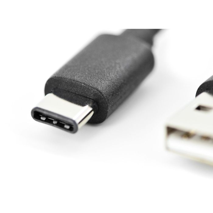DIGITUS USB 2.0 Anschlusskabel Typ C -A St/St 1.0m. sw 4
