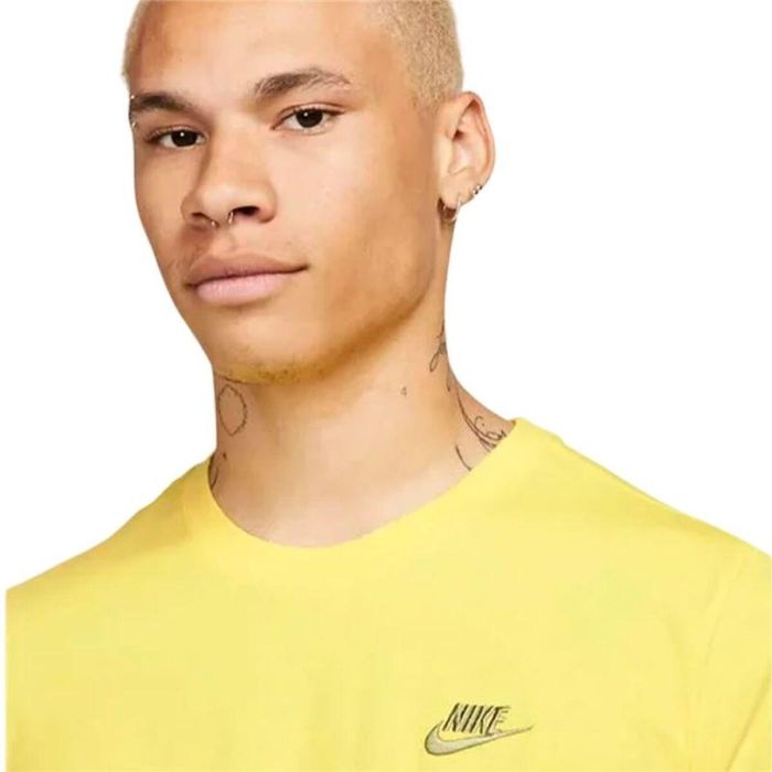 Camiseta de Manga Corta Hombre Nike AR4997-765 Amarillo 2