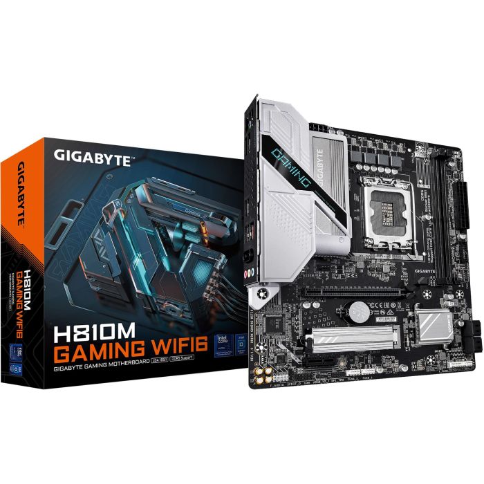 Gigabyte 9MH81MGMW-00-G10 Placa Base H810M GAMING para Intel LGA1851, Chipset H810, DDR5, Wi-Fi 6, Micro ATX 0 Gigabyte 9MH81MGMW-00-G10 Placa Base H810M GAMING para Intel LGA1851, Chipset H810, DDR5, Wi-Fi 6, Micro ATX 0