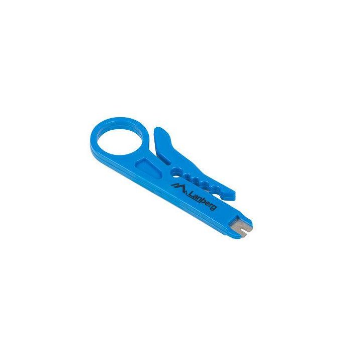Lanberg Pelacables Universal NT-0103 para STP/UTP LAN, audio y más - Azul