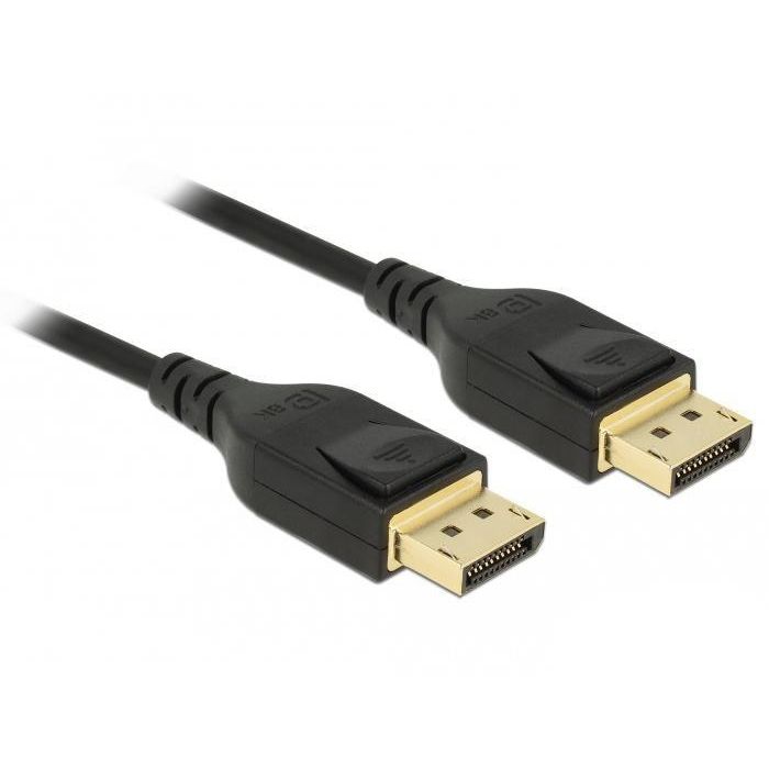 Delock DisplayPort 1.4 Cable Certificado 8K Ultra HD, 5K, 4K Ultra HD, 32.4 Gb/s, HDCP 2.2, 5 Metros 1 Delock DisplayPort 1.4 Cable Certificado 8K Ultra HD, 5K, 4K Ultra HD, 32.4 Gb/s, HDCP 2.2, 5 Metros 1