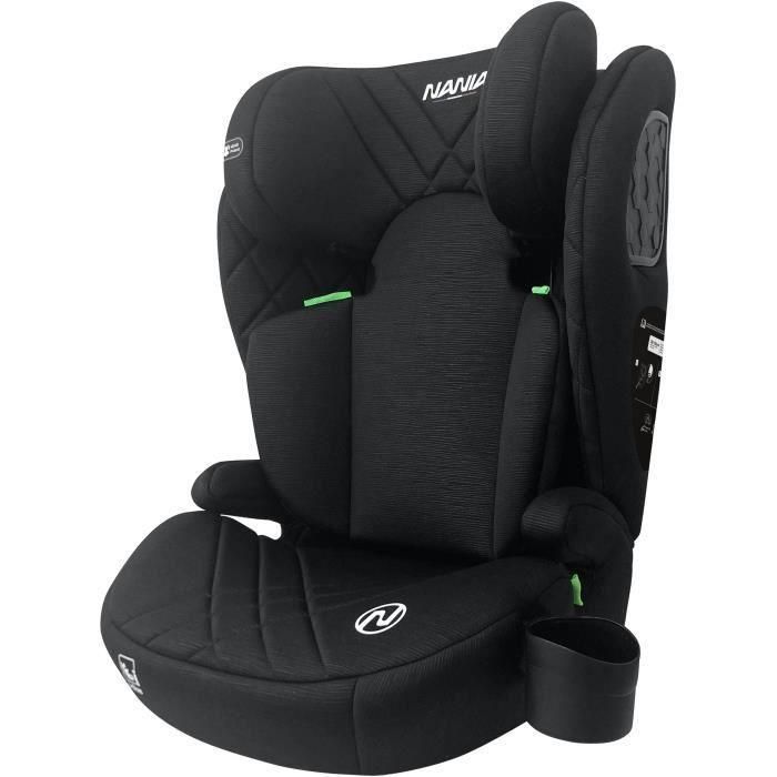 Nania NAN3760425910038 Silla de Coche con Cinturón Sienna Grupo 2/3 Talla I Negra Nania NAN3760425910038 Silla de Coche con Cinturón Sienna Grupo 2/3 Talla I Negra