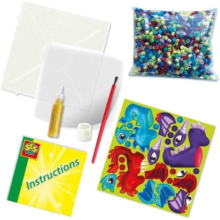 Ses Creative SES1710566034098 Cuentas para Planchar Kit de Creación 3D de 3 Dragones 4 Ses Creative SES1710566034098 Cuentas para Planchar Kit de Creación 3D de 3 Dragones 4