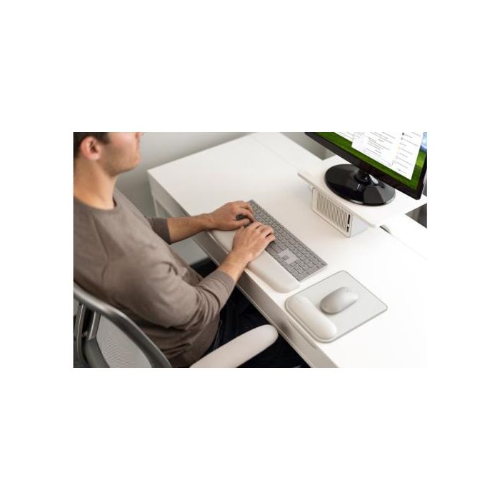 Alfombrilla con Reposamuñecas Kensington Ergosoft Gris 7