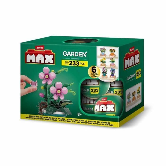 ZURU ZUR4894680036598 Juego de Construcción Plantas de Jardín en Maceta, 233 Piezas, 6 Diseños, Maceta y Soporte Incluidos ZURU ZUR4894680036598 Juego de Construcción Plantas de Jardín en Maceta, 233 Piezas, 6 Diseños, Maceta y Soporte Incluidos