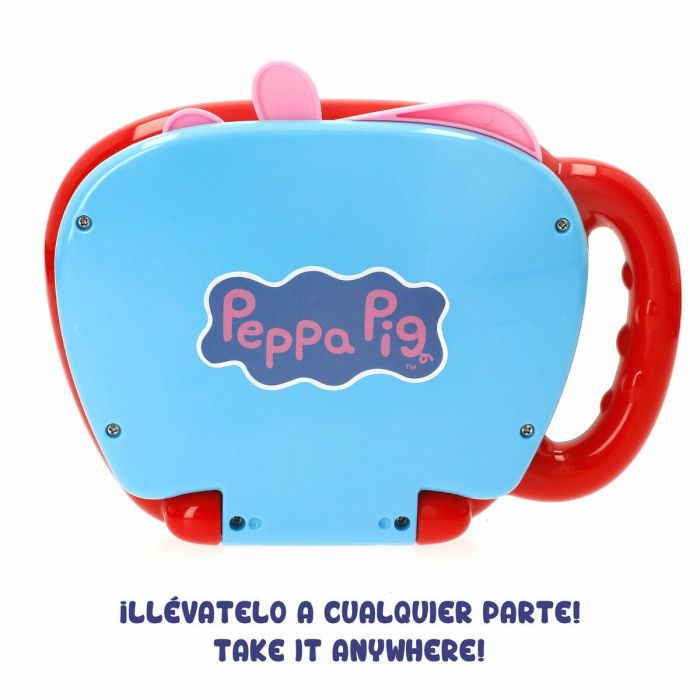 Ordenador de juguete Peppa Pig Inglés 20 x 17 x 14 cm Multicolor (4 Unidades) 4 Ordenador de juguete Peppa Pig Inglés 20 x 17 x 14 cm Multicolor (4 Unidades) 4