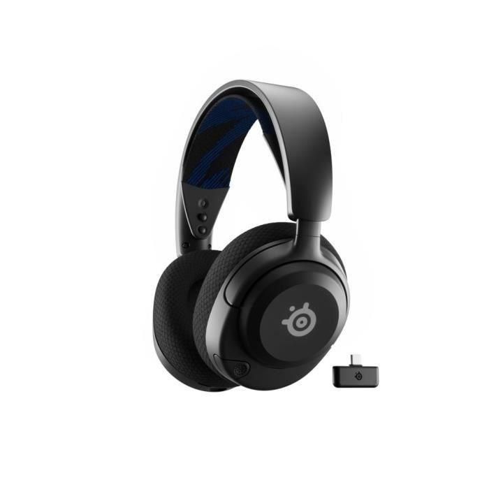 Auriculares inalámbricos para juegos - STEELSERIES - Arctis Nova 5P - Negro - ClearCast 2.0 - Duración de la batería 36 horas 1