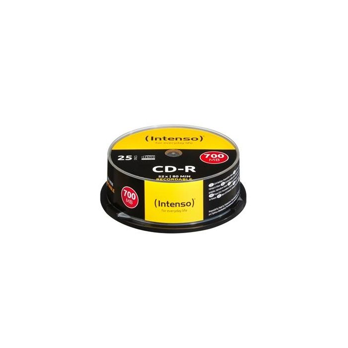 CD-R INTENSO 1001124 52x 700 MB (25 uds) CD-R INTENSO 1001124 52x 700 MB (25 uds)