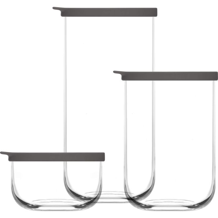 Lav Set 3 Botes con Tapa - 380 cc, 1L y 1.4L - Colección Duo (6 Cajas) 9