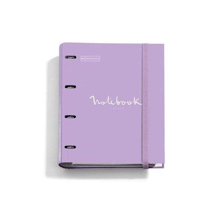 Carpebloc Miquelrius Emotions Carton Forrado A4 4 An.Mixtas 35Mm Con Rec.100 Hj. 90 Gr. Lavanda