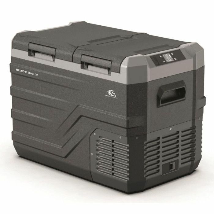 EZA EZA1740776929593 Nevera portátil Blizz-E Dual 31,3L, doble zona de -20°C a +20°C, Bluetooth