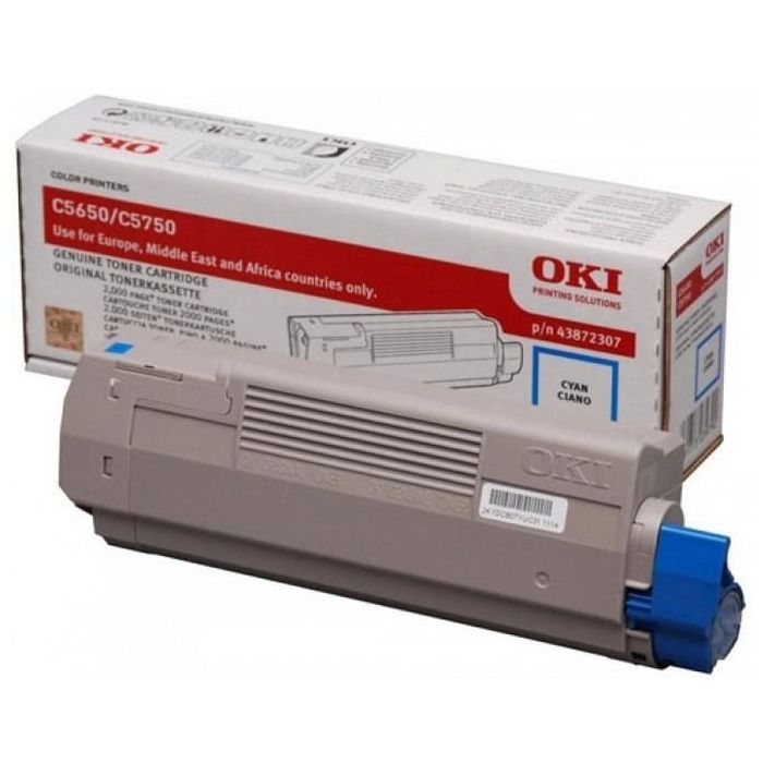 OKI C5650/C5750 Toner Cian 2k