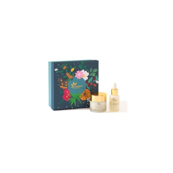 FLEURANCE NATURE Cofre Elixir Royal: Crema Día Redensificante Antiarrugas 50ml + Sérum Perfeccionador 30ml