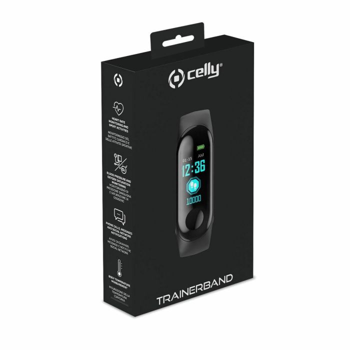 Pulsera de Actividad Celly TRAINERBANDBK 1 Pulsera de Actividad Celly TRAINERBANDBK 1