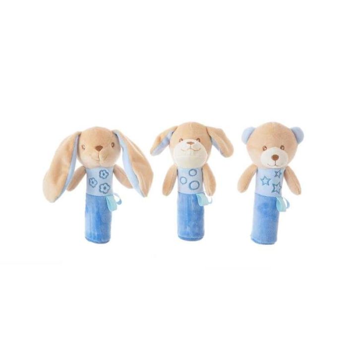 Creaciones Llopis Juguete con Sonido de Poliéster para Mascotas, Diseño Conejo, Perro y Oso, Azul, 16 cm, Display 12 Unidades Creaciones Llopis Juguete con Sonido de Poliéster para Mascotas, Diseño Conejo, Perro y Oso, Azul, 16 cm, Display 12 Unidades