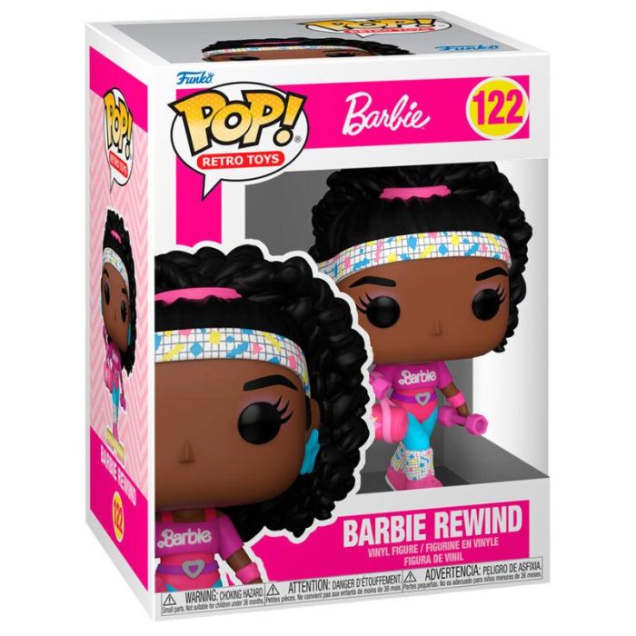 FUNKO Figura POP Barbie Rewind - Muñeca coleccionable de vinilo de 9cm en caja con ventana
