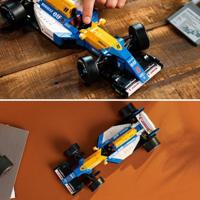 LEGO Icons 10353 Set de Construcción Coche de Carreras F1 Williams Racing FW14B Nigel Mansell Coleccionable para Adultos 7 LEGO Icons 10353 Set de Construcción Coche de Carreras F1 Williams Racing FW14B Nigel Mansell Coleccionable para Adultos 7