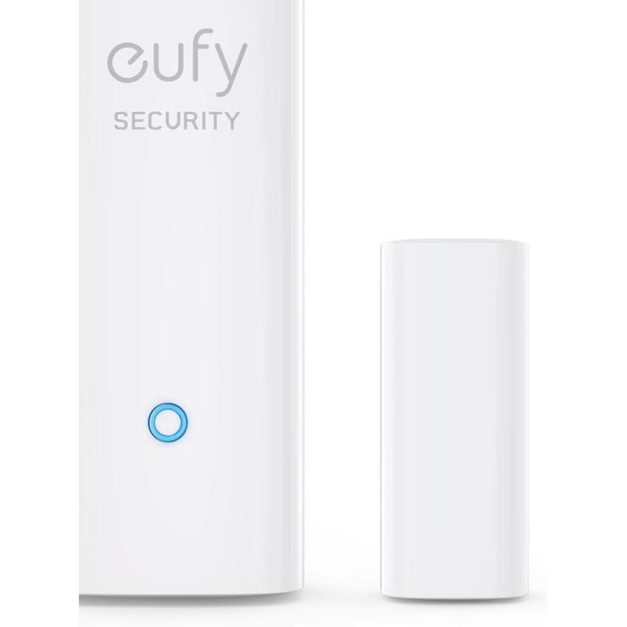 Eufy T89000D4 Sensor de Puerta y Ventana Inalámbrico Blanco, Alarma 100dB, Batería 2 Años, Compatible con HomeBase 21