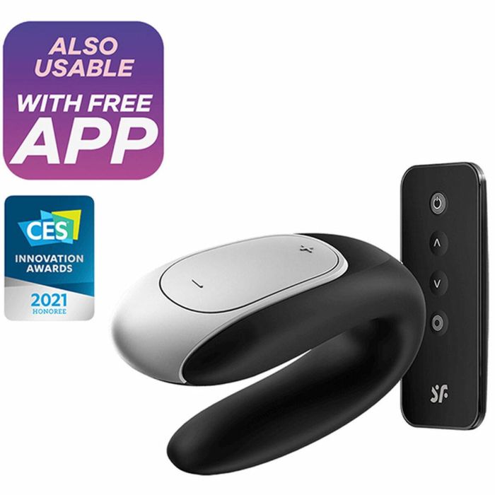 SATISFYER Vibrador Parejas Doble Fun Negro Bluetooth 3