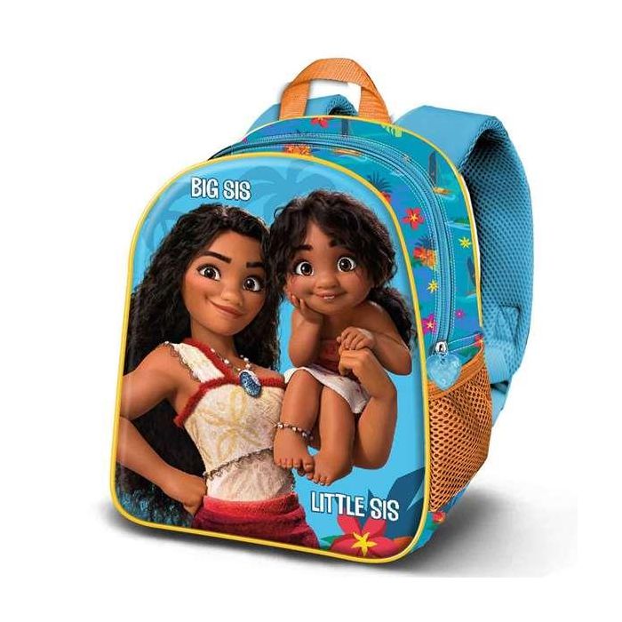 Disney Vaiana Mochila 3D Elite Sisters Multicolor con Diseño en Relieve y Acolchado Disney Vaiana Mochila 3D Elite Sisters Multicolor con Diseño en Relieve y Acolchado