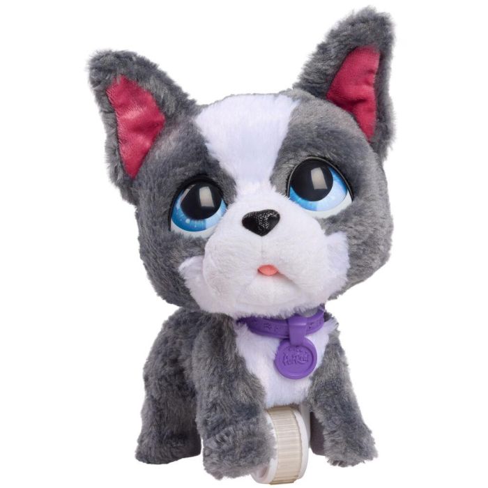 Furreal Walk-A-Lots 28161 Bulldog Francés Interactivo de 20,3 cm con Sonidos de Cachorro para Niños +4 Años
