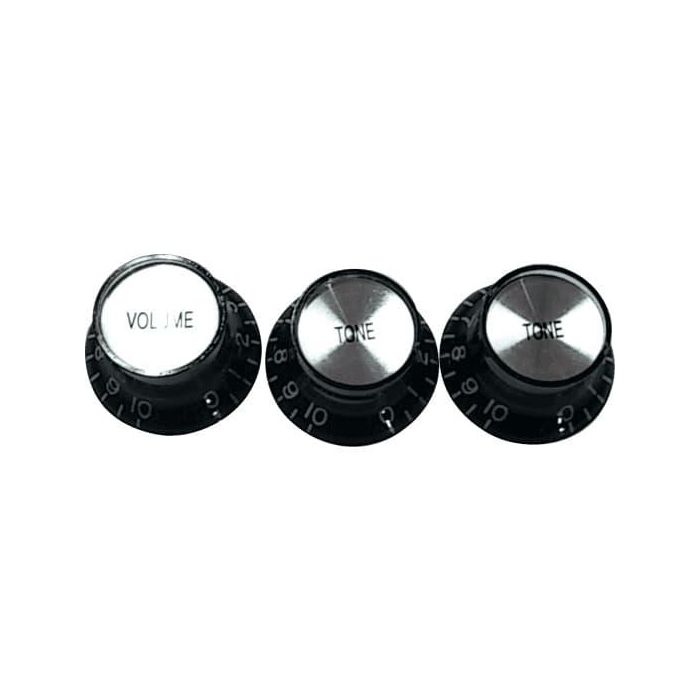 YELLOWPTS Set Botonera para Guitarra - 1 Botón de Volumen y 2 Botones de Tono