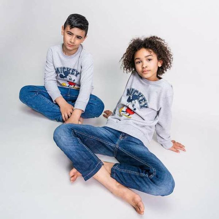 Cerdá Sudadera Cotton Brushed Mickey para Niños 10 Años, Color Gris 2 Cerdá Sudadera Cotton Brushed Mickey para Niños 10 Años, Color Gris 2