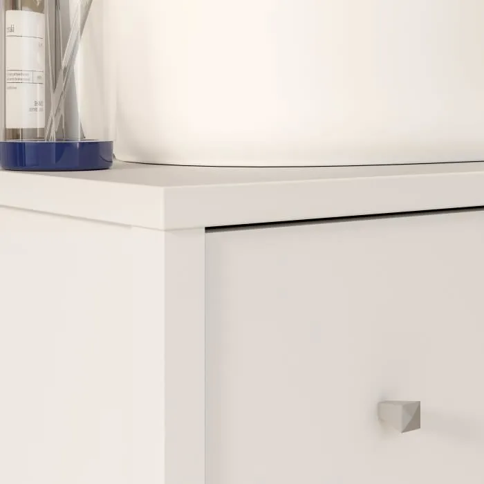 IPSARION Mueble de Baño IPQZ2111 Blanco 3 Cajones L64 x P40 x H83 cm 2