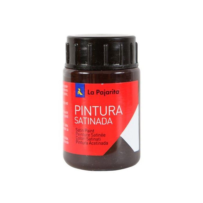 La Pajarita Témpera Escolar Satinada Marron Castaño 35 mL L-32