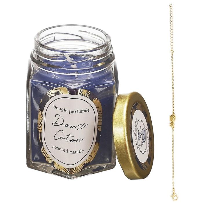Home Deco Factory Vela Perfumada Pour Elle con Joya Sorpresa (Pulsera Bisuteria) 5