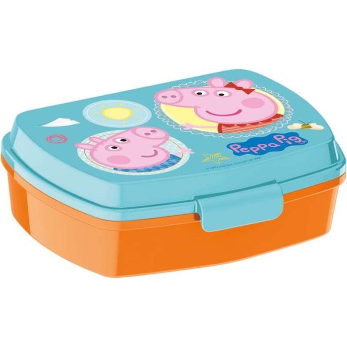 Sandwichera Safta Escolar 170x133x56 mm Peppa Pig Having Fun Sandwichera Safta Escolar 170x133x56 mm Peppa Pig Having Fun