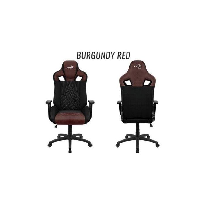 SILLA GAMER AEROCOOL EARL BURGUNDY RED- MARCO DE ACERO - MECANISMO DE MARIPOSA - PISTON GAS CLASE 4 - ESPUMA ALTA DENSIDAD - HASTA 150KG SILLA GAMER AEROCOOL EARL BURGUNDY RED- MARCO DE ACERO - MECANISMO DE MARIPOSA - PISTON GAS CLASE 4 - ESPUMA ALTA DENSIDAD - HASTA 150KG