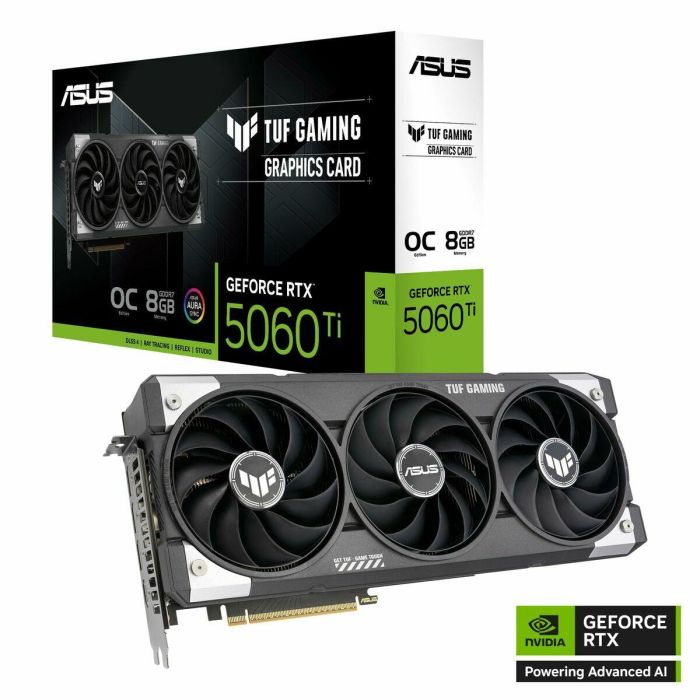 Tarjeta Gráfica Asus 90YV0MR0-M0NA00 geforce rtx 5060 ti 8 GB GDDR6 GDDR7 13