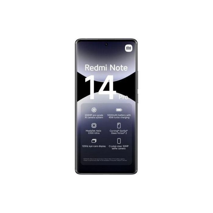 Smartphone Xiaomi Redmi Note 14 Pro 8GB/ 256GB/ 6.67"/ Negro Medianoche 1 Smartphone Xiaomi Redmi Note 14 Pro 8GB/ 256GB/ 6.67"/ Negro Medianoche 1