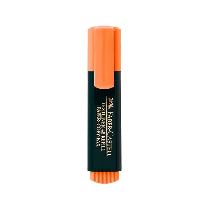 Rotulador Faber Fluorescente 48-15 Naranja 10 unidades 1