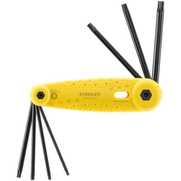 7 llaves Allen - STANLEY - STHT0-69323 - Combi - Tamper Torx 1 7 llaves Allen - STANLEY - STHT0-69323 - Combi - Tamper Torx 1