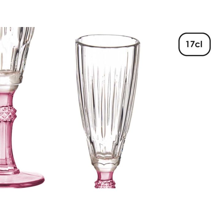 Copa Cava Color Rosa 170Ml Vivalto 6X20CM (48 Unidades) 3 Copa Cava Color Rosa 170Ml Vivalto 6X20CM (48 Unidades) 3