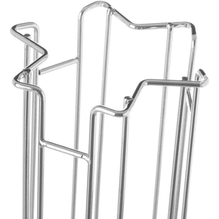 Quttin Soporte para 24 Cápsulas de Café, Organizador de Cápsulas Nespresso y Nescafé Dolce Gusto, Medidas 12x43 cm (6 Unidades)