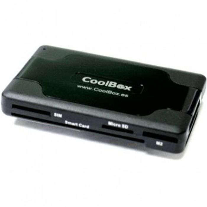 Lector de Tarjetas Externo CoolBox CRCOOCRE065A Negro 2 Lector de Tarjetas Externo CoolBox CRCOOCRE065A Negro 2