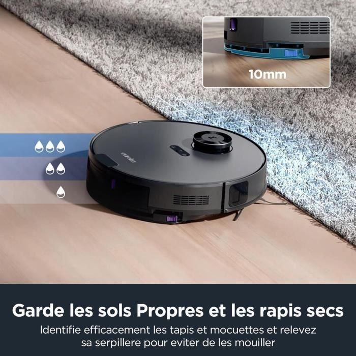 Aspiradora robot - EUREKA E10S Negro - 4000 Pa - 180 min - 200 ml 4 Aspiradora robot - EUREKA E10S Negro - 4000 Pa - 180 min - 200 ml 4