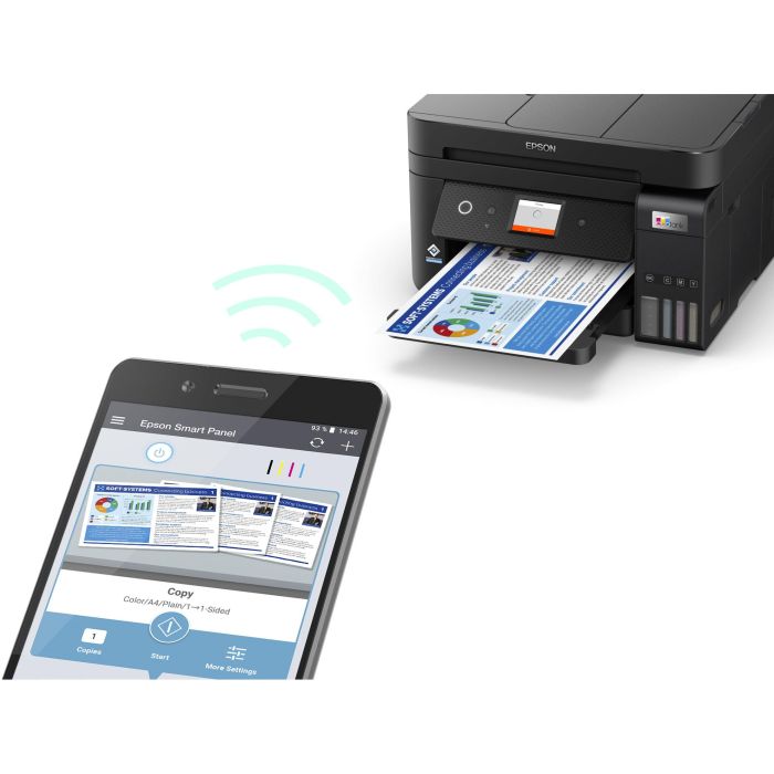 Epson EcoTank ET-4850 Impresora Multifunción 4 en 1 A4 Tinta LAN WiFi ADF Duplex Inyección de Tinta Color 25 Epson EcoTank ET-4850 Impresora Multifunción 4 en 1 A4 Tinta LAN WiFi ADF Duplex Inyección de Tinta Color 25