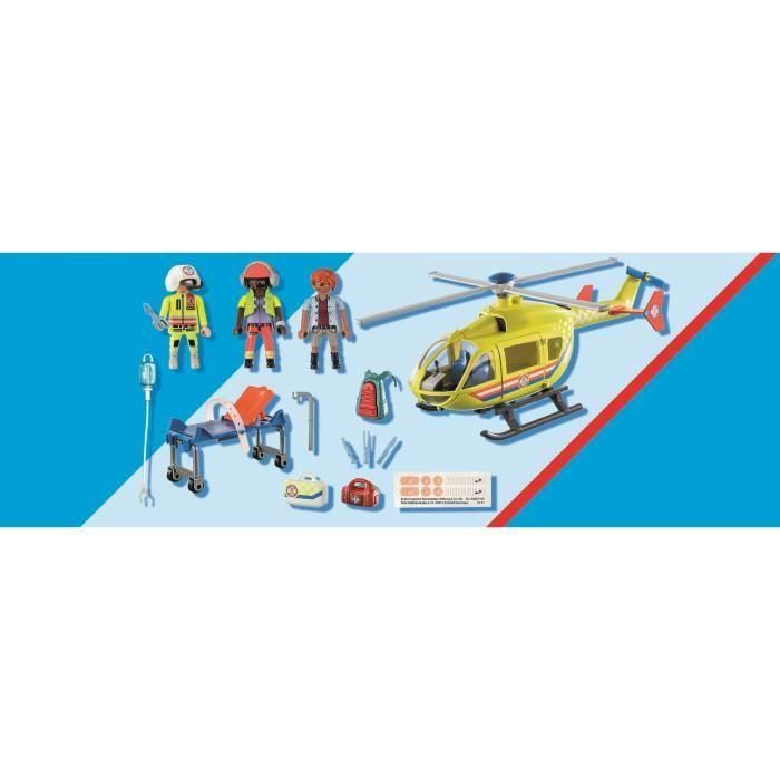 Helicóptero de rescate playmobil city life 2