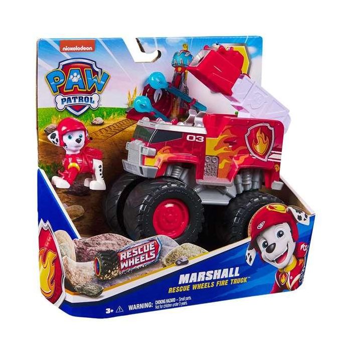 Vehículo paw patrol rescue wheels 22,86x22,86x9,53 cm - modelos surtidos 35