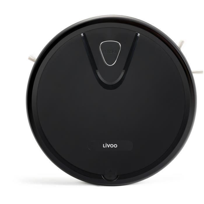 Livoo DOH135N Aspiradora Robot 800 Pa, 70 min Autonomía, 67 dB, Depósito 500 mL, Negro 0 Livoo DOH135N Aspiradora Robot 800 Pa, 70 min Autonomía, 67 dB, Depósito 500 mL, Negro 0