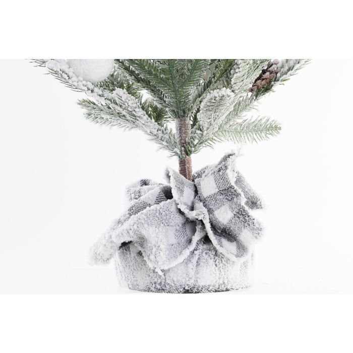 Arbol Navidad Alpina DKD Home Decor Verde Blanco 30 x 66 x 30 cm (2 Unidades) 1