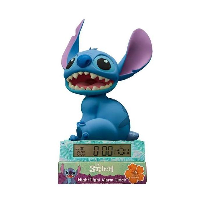 Kids Euroswan Despertador Digital Stitch Infantil con Luz de Noche 3D, Muestra Fecha y Hora, Recomendado para Niños +3 Años 3 Kids Euroswan Despertador Digital Stitch Infantil con Luz de Noche 3D, Muestra Fecha y Hora, Recomendado para Niños +3 Años 3
