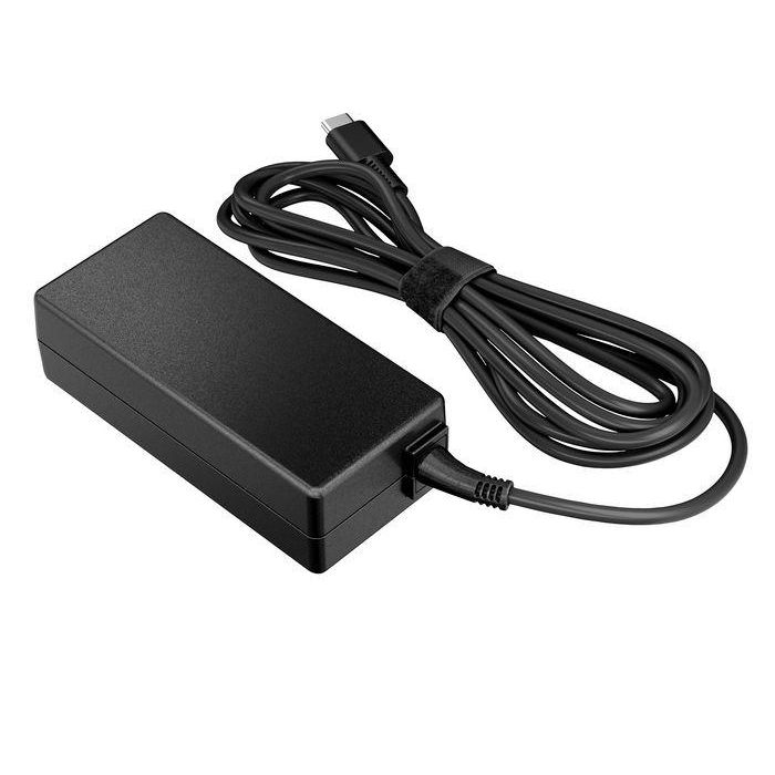 HP 45W USB-C Adaptador de Corriente AC, Cargador para Dispositivos Electrónicos con Soporte para Cuatro Voltajes y Conector de Diseño Más Delgado 4